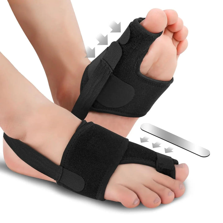Bunion Support Toe Straightener Sleeve with Breathable Splint, Left and Right | Comfortable Big Toe Support | Foot Supports