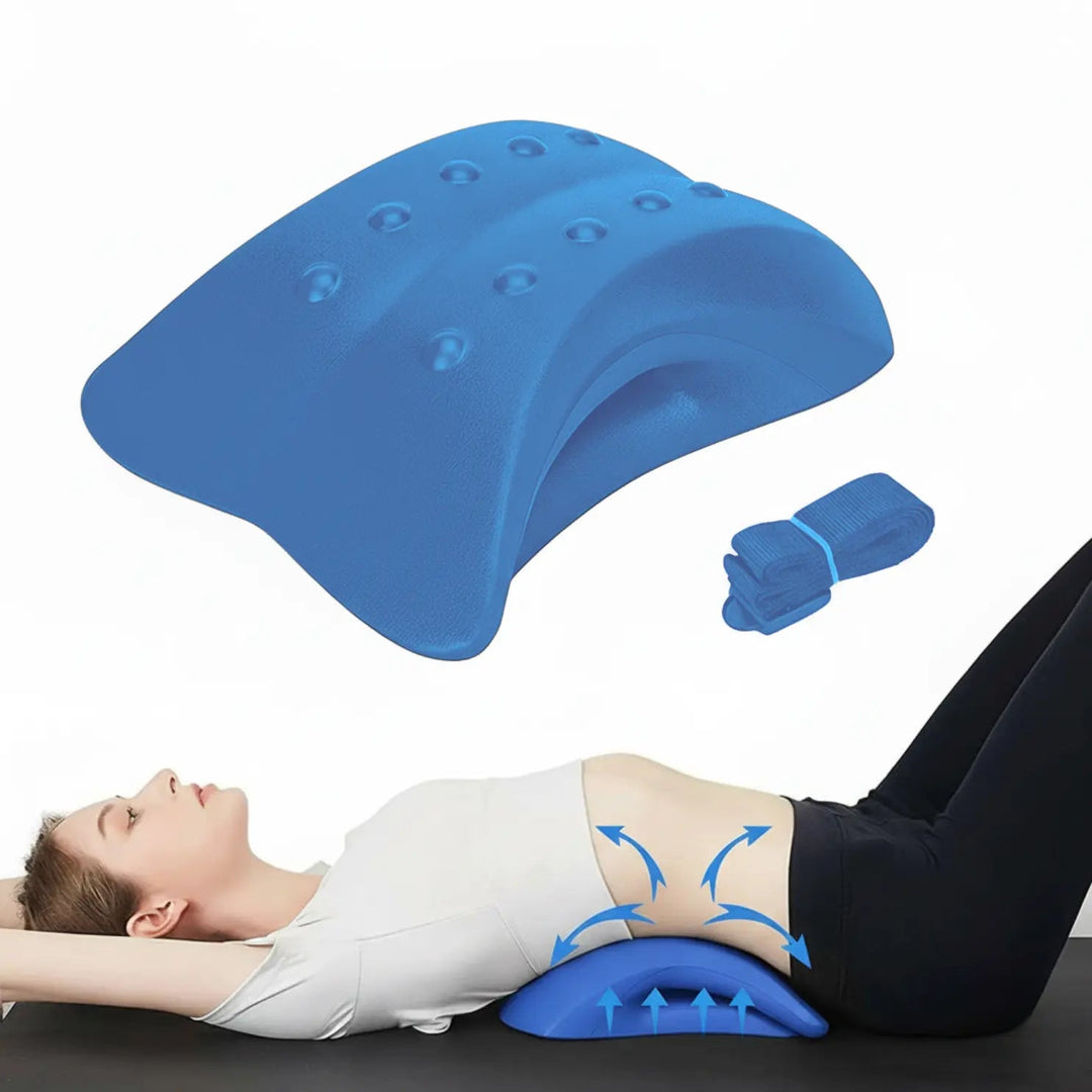 Ergonomic Back Stretching Cushion with Adjustable Arch Levels | Adjustable Arch Cushion for Stretch Routines | Stretching Cushions
