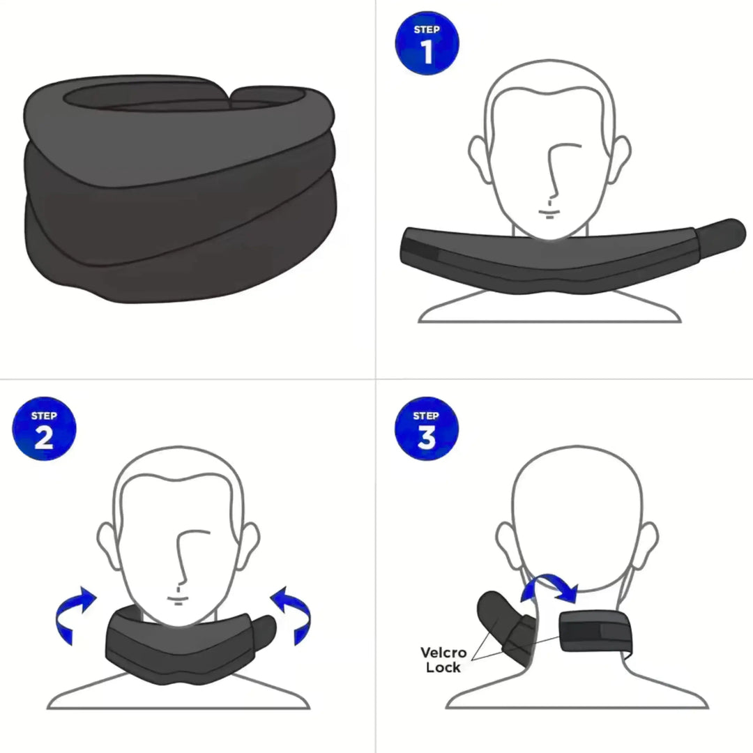 Adjustable Ergonomic Neck Support Pillow for Bedtime | Steady Neck Alignment | Neck Pillows