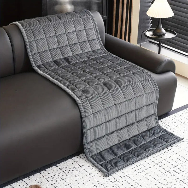 Non Slip Quilted Couch Cover Mat, Cat Scratch Resistant | Quilted Couch Mat That Stays Put | Sofa Covers