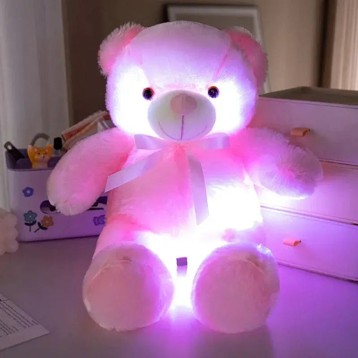 Teddy Bear LED Glowing Plush Toy with Color-Changing Light | Soft Teddy with a Colourful Glow | Plush Toys