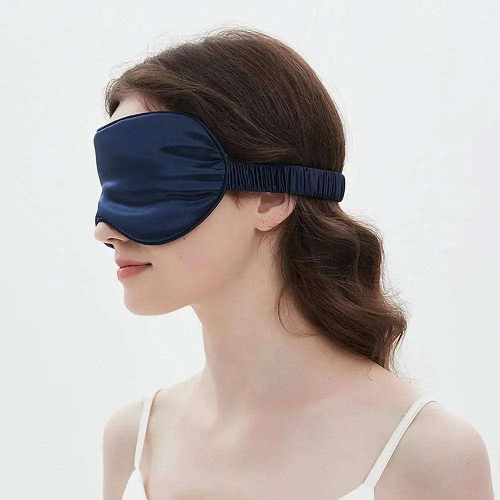 Bamboo Rayon Sleep Mask with Adjustable Strap and Light Blocking Design | Silky Bamboo Blackout Mask | Sleep Masks