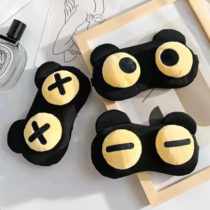 Cartoon Sleep Eye Mask with Adjustable Soft Design for Travel and Rest | Cartoon Adjustable Sleep Eye Mask | Sleep Masks