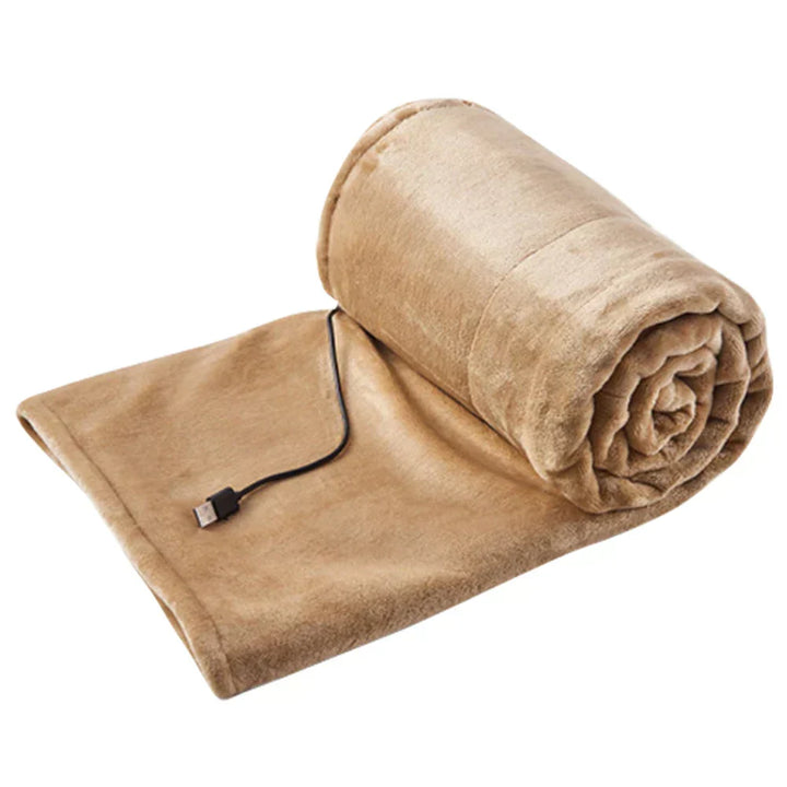 USB Heated Blanket with 3 Heat Levels for Desk and Sofa | Compact USB Heat for Desk and Sofa | Heated Blankets