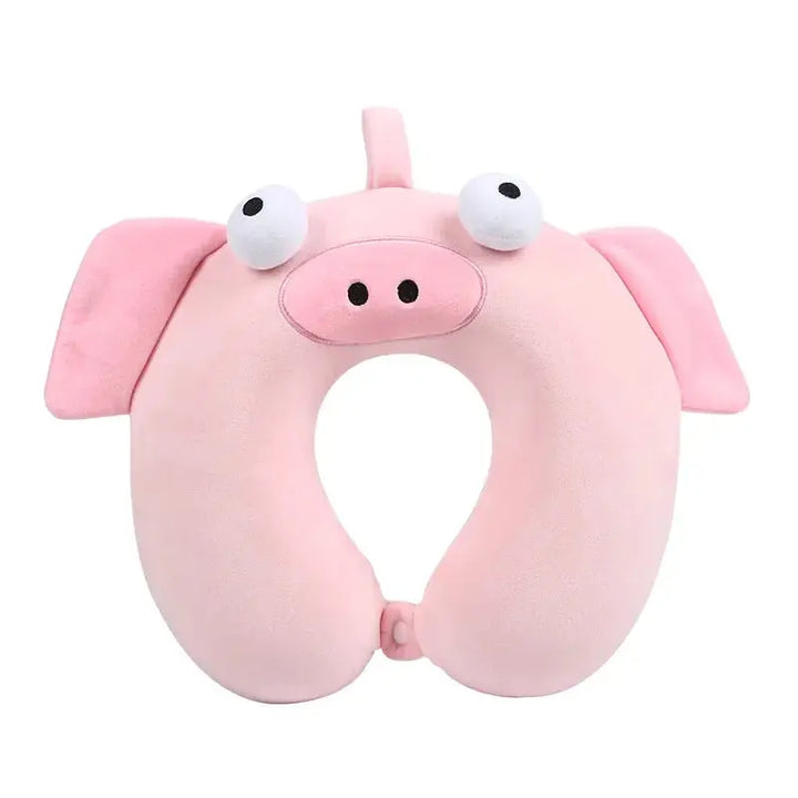 Unicorn Plush U-Shaped Memory Foam Travel Neck Pillow 12 Inch | Playful Neck Cushion for Journeys | Travel Pillows