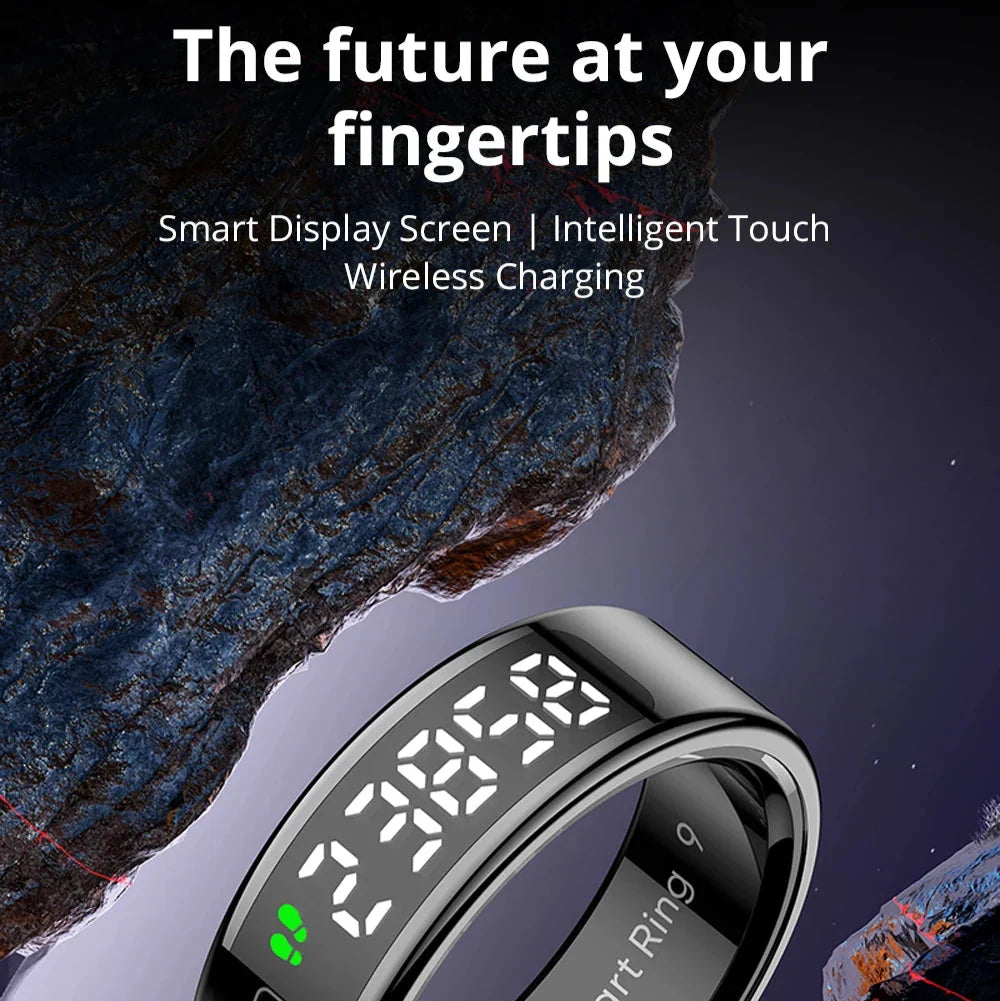 Smart Ring with Built-In Display, Sleep and Activity Tracking | Track Sleep and Activity on Your Finger | Smart Rings