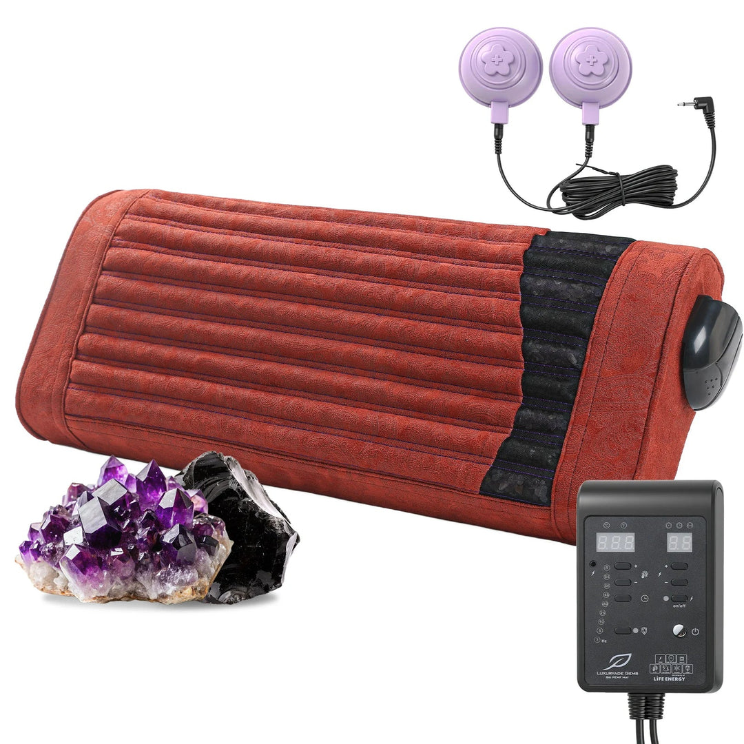 Electric Heated Neck Pillow with Adjustable Heat and Timer | Warm Neck Cushion with Timer | Heated Neck Pillows