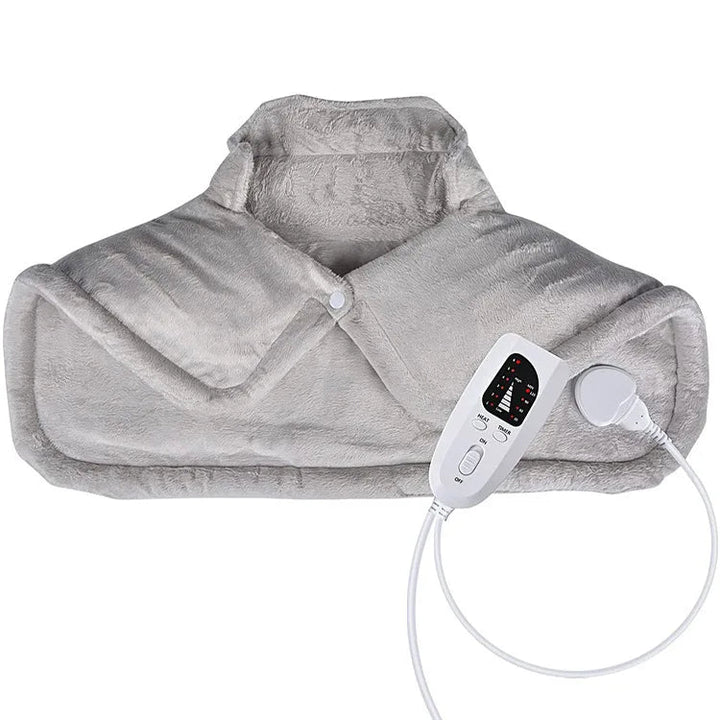 Heated Comfort Wrap for Neck and Shoulders in Blue or Grey | Heated Wrap for Neck and Shoulders | Heated Blankets