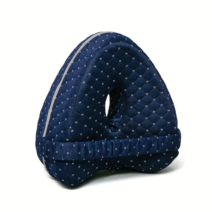 Memory Foam Knee Pillow for Side Sleepers with Elastic Strap | Comfort Between Your Knees at Night | Knee Pillows