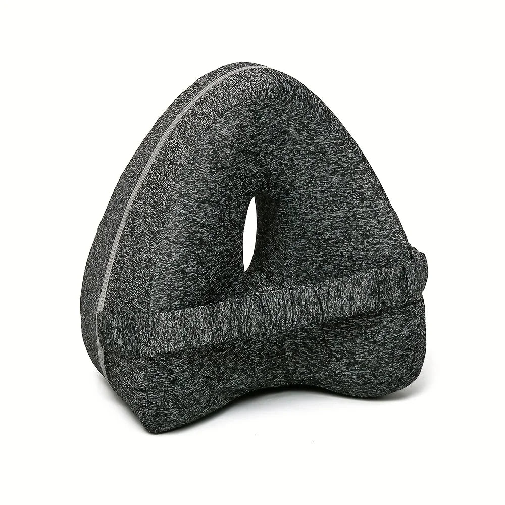 Memory Foam Knee Pillow for Side Sleepers with Elastic Strap | Comfort Between Your Knees at Night | Knee Pillows