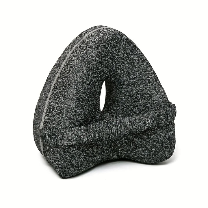 Memory Foam Knee Pillow for Side Sleepers with Elastic Strap | Comfort Between Your Knees at Night | Knee Pillows