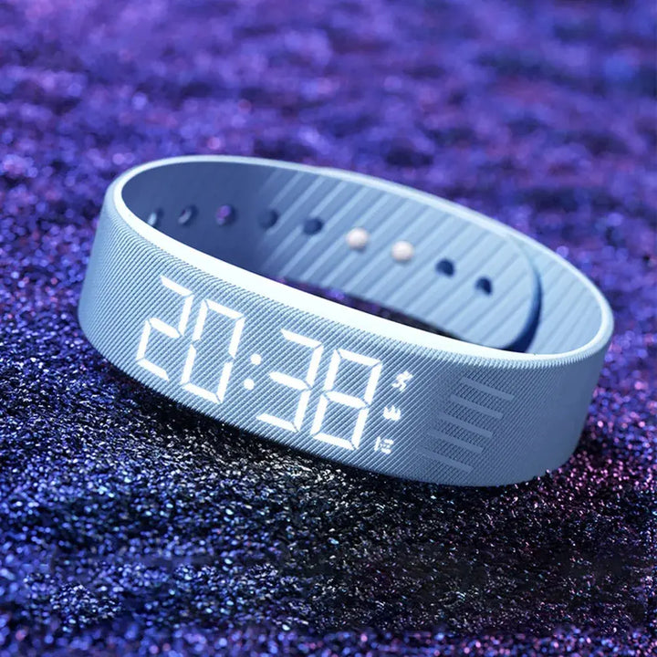Silent Vibrating Alarm Watch with LED Display, Pedometer and Waterproof Build | Silent Wake-Ups That Do Not Disturb | Alarm Watches