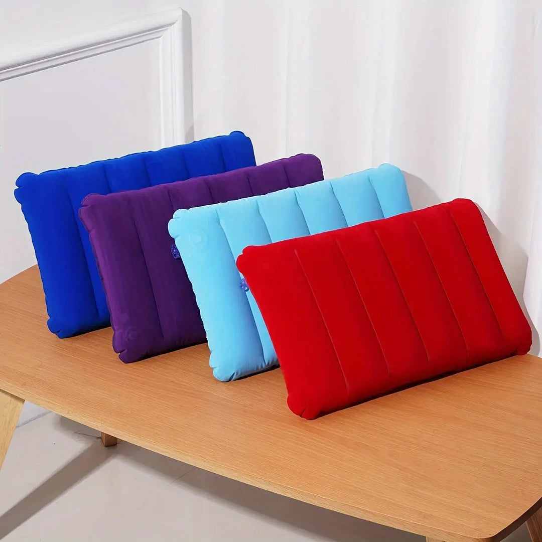 Compact Air Pillow with Quick-Inflation Valve for Camping and Travel | Compact Inflatable Camping Air Pillow | Travel Pillows