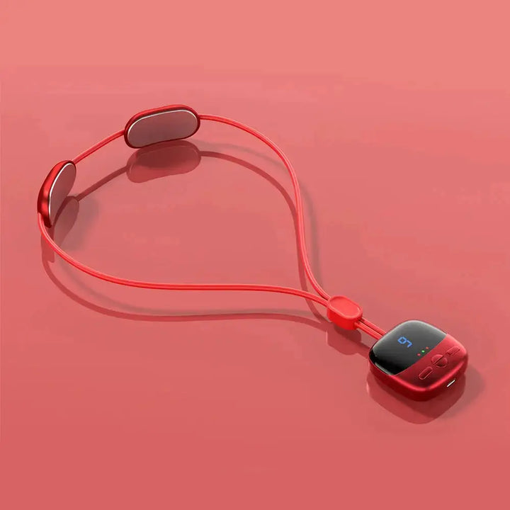 Portable EMS Neck Massager with Heat Compress for Daily Relaxation | Heated Neck Relaxation Anywhere | Neck Massagers