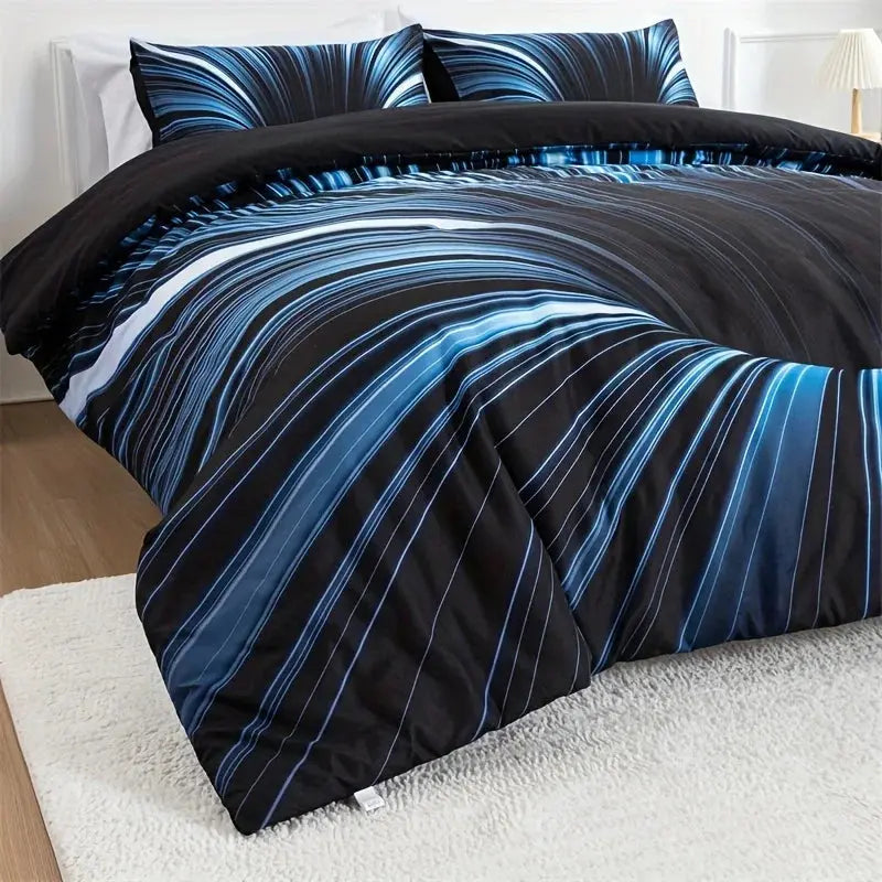 3D Printed Duvet Cover Set in Soft Polyester for Single, Twin, Double | Eye-Catching 3D Print Bedding | Duvet Cover Sets
