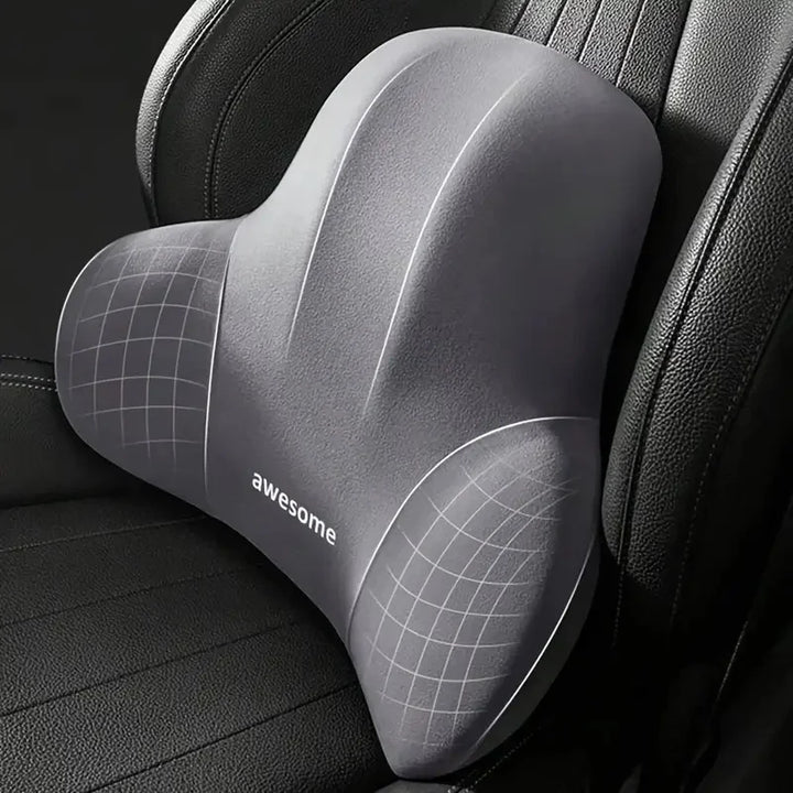 Memory Foam Lumbar Support Pillow for Car Seat and Office Chair | Lower Back Cushion for Any Seat | Lumbar Support Pillows