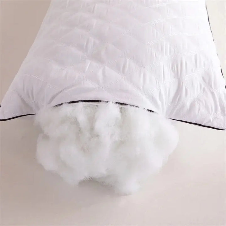 Quilted Body Pillow with Adjustable Fiber Fill for Side Sleepers | Set Your Own Firmness | Body Pillows