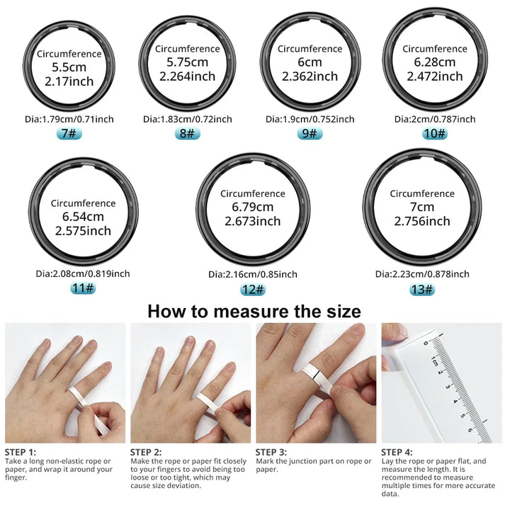 Smart Ring with Built-In Display, Sleep and Activity Tracking | Track Sleep and Activity on Your Finger | Smart Rings