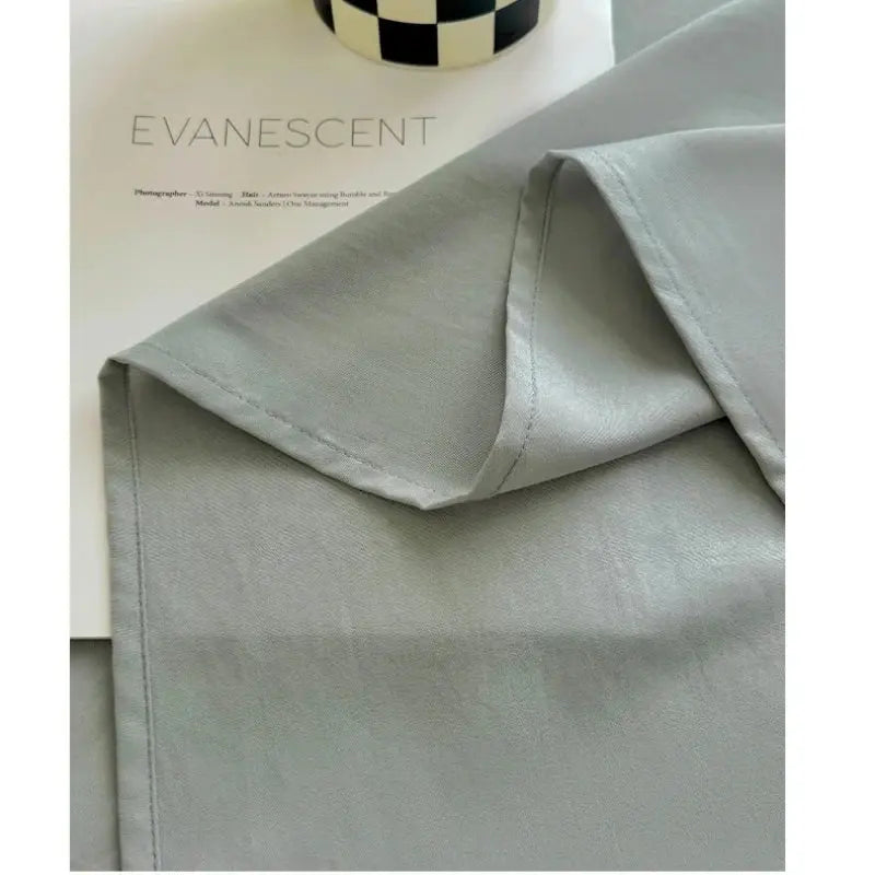 Soft Solid Colour Flat Bedsheet Set, 3 Pieces for Single to King | Smooth Solid-Colour Flat Sheet Set | Bed Sheet Sets