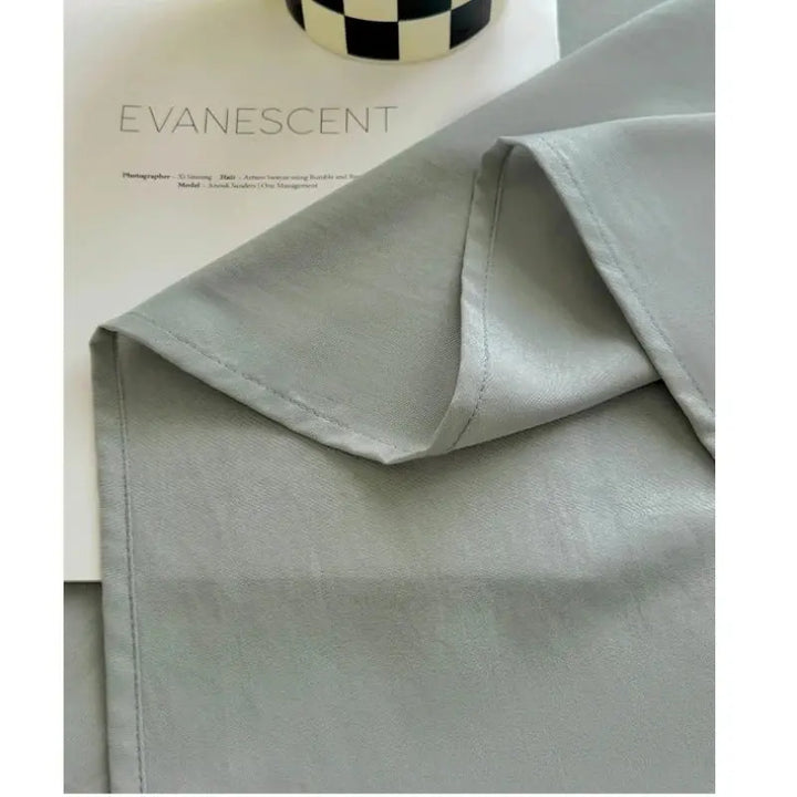 Soft Solid Colour Flat Bedsheet Set, 3 Pieces for Single to King | Smooth Solid-Colour Flat Sheet Set | Bed Sheet Sets