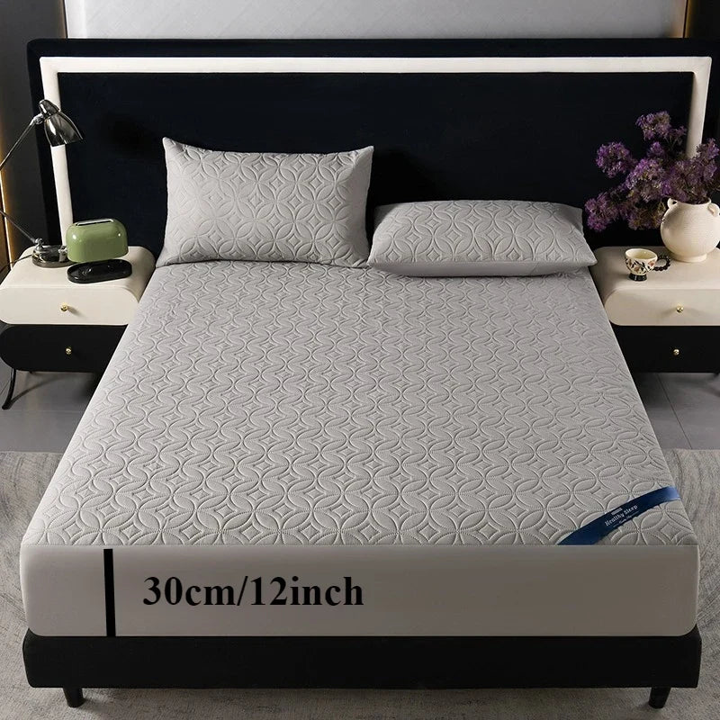 Waterproof Quilted Mattress Protector with 12 Inch Deep Pocket | Quilted Protection for Your Mattress | Mattress Protectors