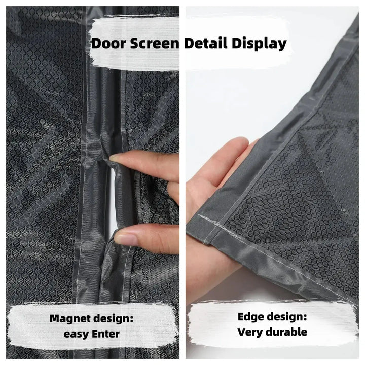 Waterproof Magnetic Door Curtain with Thick Cotton Layers for Winter | Draft-Blocking Door Cover | Door Curtains