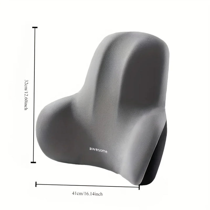 Memory Foam Lumbar Support Pillow for Car Seat and Office Chair | Lower Back Cushion for Any Seat | Lumbar Support Pillows
