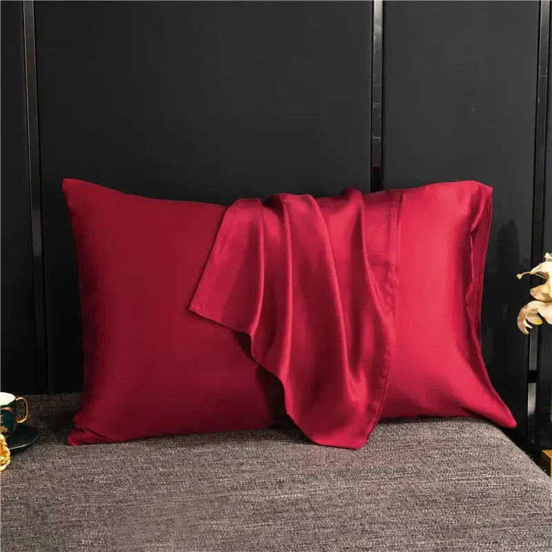 Mulberry Silk Pillowcase with Smooth Cooling Feel for Hair and Skin | Silky Smooth Nights | Pillowcases