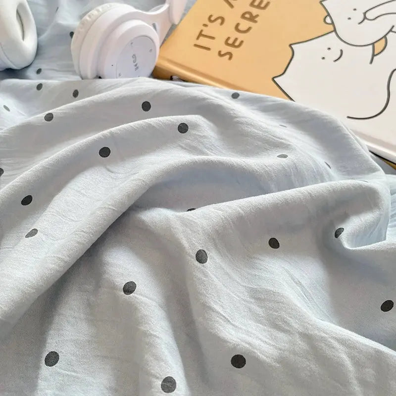 Soft Cloud Washed Cotton Bedding Set with Duvet Cover, Sheet and Pillowcases | Pre-Washed Softness from Night One | Bedding Sets