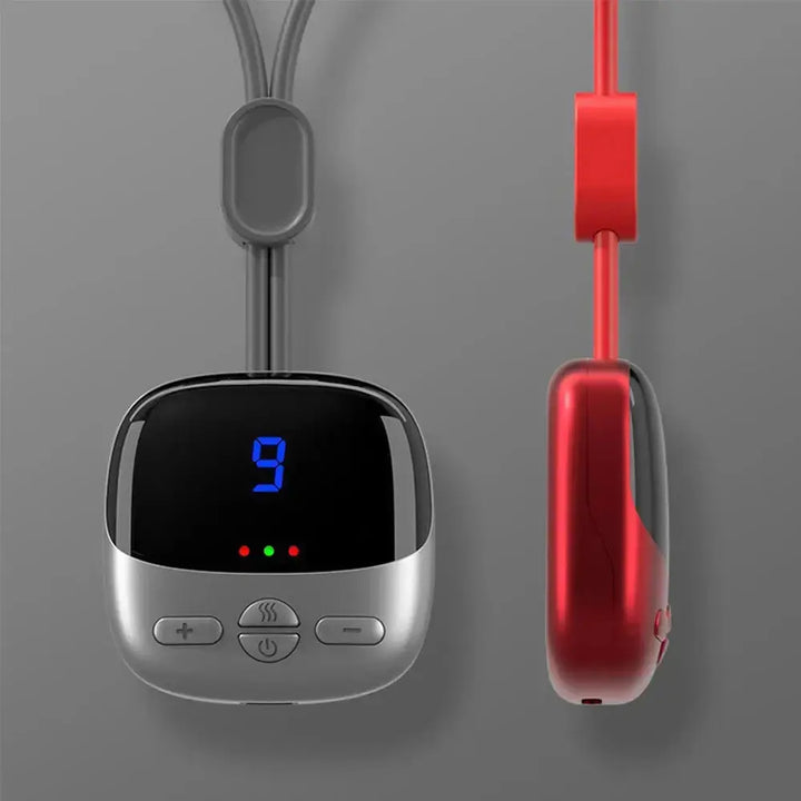 Portable EMS Neck Massager with Heat Compress for Daily Relaxation | Heated Neck Relaxation Anywhere | Neck Massagers