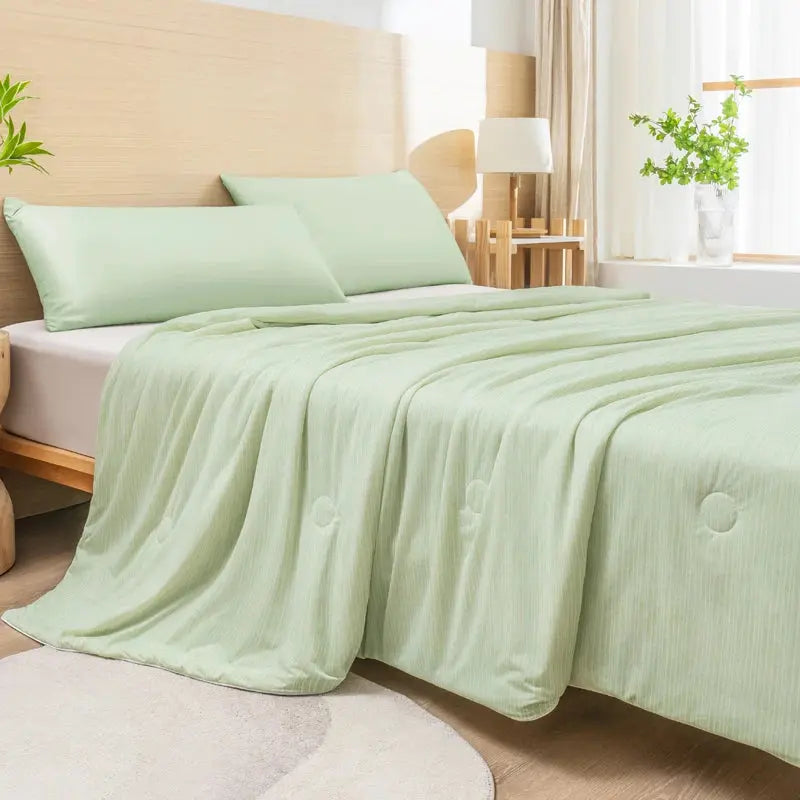 Double-Sided Cooling Summer Blanket for Bed, Lightweight and Cool | Cool-Touch Blanket for Hot Nights | Cooling Blankets