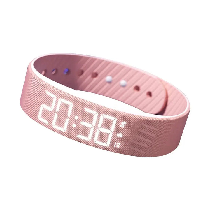 Silent Vibrating Alarm Watch with LED Display, Pedometer and Waterproof Build | Silent Wake-Ups That Do Not Disturb | Alarm Watches