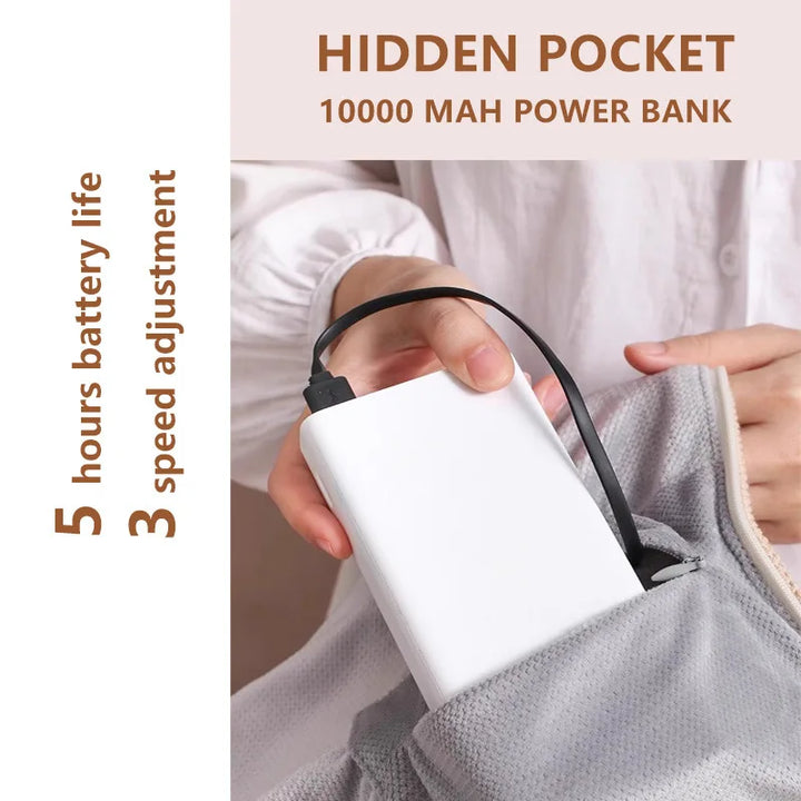 Rechargeable USB Heated Travel Blanket 150 x 80 cm for Winter Trips | Lightweight Heated Blanket for Winter Trips | Heated Blankets