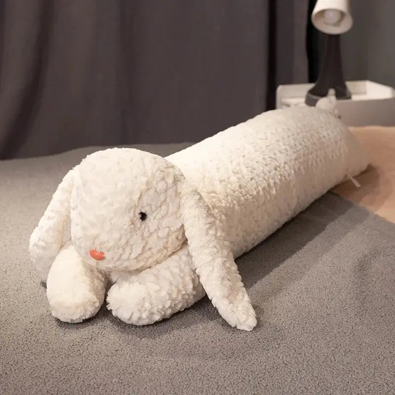 Large Rabbit and Dog Long Plush Body Pillow, 90cm or 120cm Hugging Cushion | Giant Animal Hug Pillow | Plush Pillows