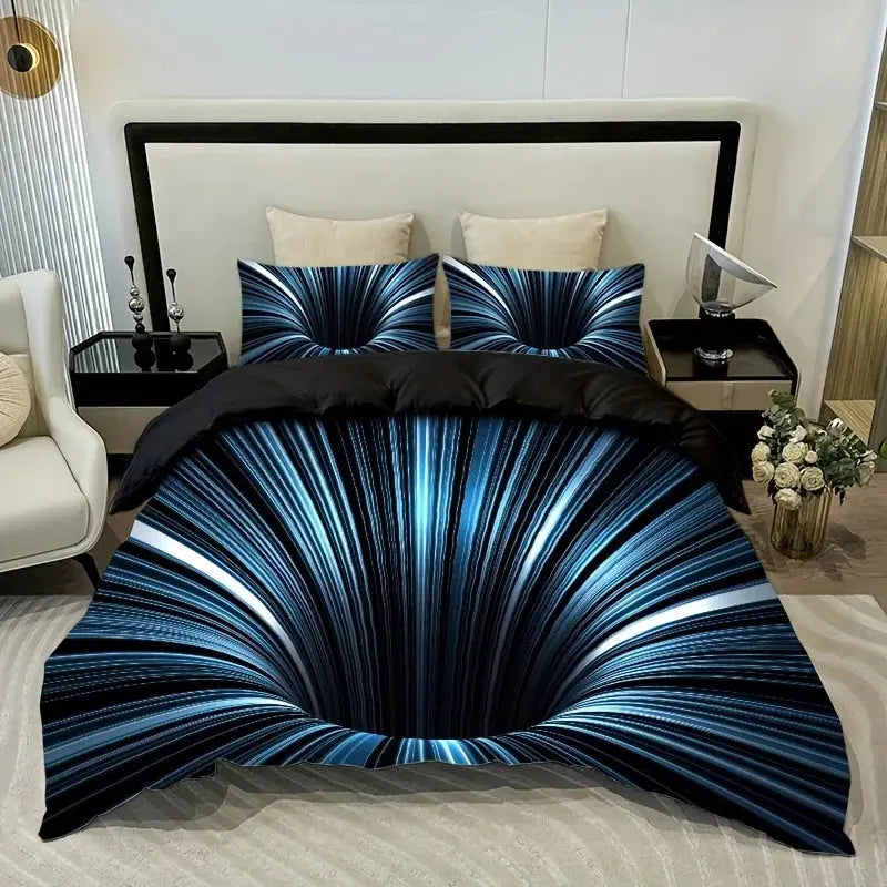 3D Printed Duvet Cover Set in Soft Polyester for Single, Twin, Double | Eye-Catching 3D Print Bedding | Duvet Cover Sets