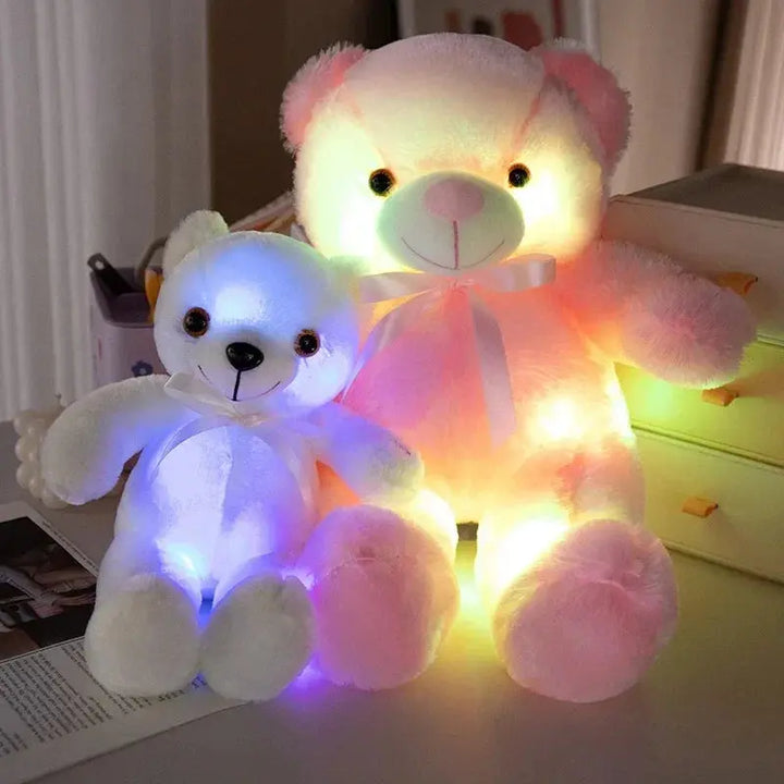 Teddy Bear LED Glowing Plush Toy with Color-Changing Light | Soft Teddy with a Colourful Glow | Plush Toys