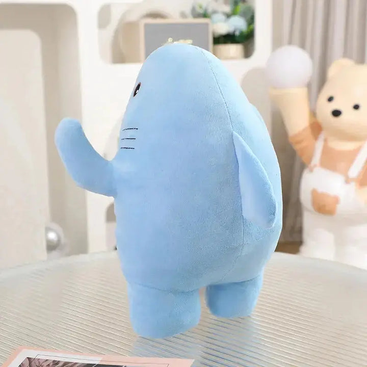 Muscle Shark Plush Toy, Soft Stuffed Ocean Animal for Kids | Funny Muscle Shark to Cuddle | Plush Toys
