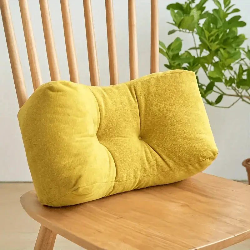 Ergonomic Lumbar Support Back Cushion for Office, Home and Travel | Lower Back Comfort While Seated | Lumbar Pillows