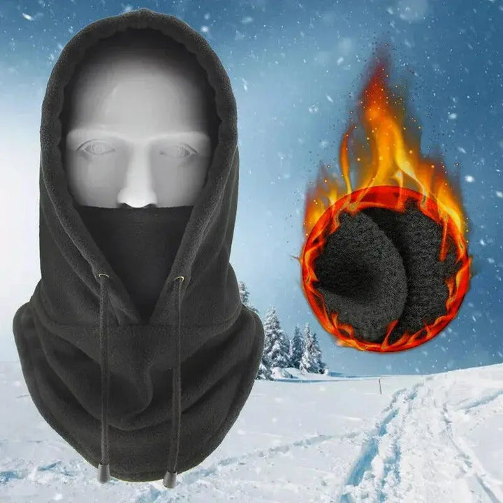 Thick Thermal Fleece Windproof Balaclava Ski Scarf with Adjustable Fit | Stay-Put Fleece Cover for Cold Days | Balaclavas