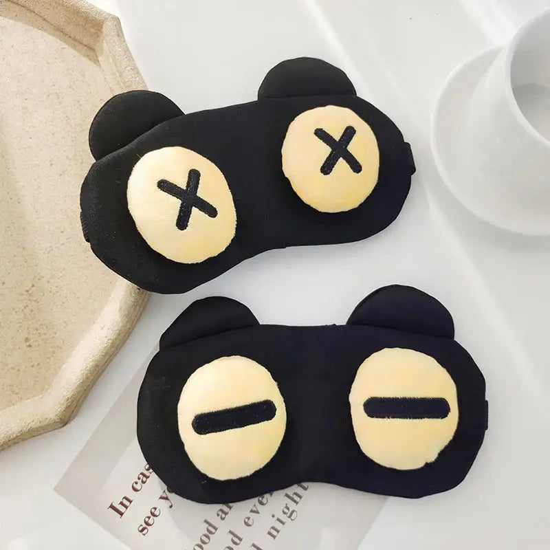 Cartoon Sleep Eye Mask with Adjustable Soft Design for Travel and Rest | Cartoon Adjustable Sleep Eye Mask | Sleep Masks