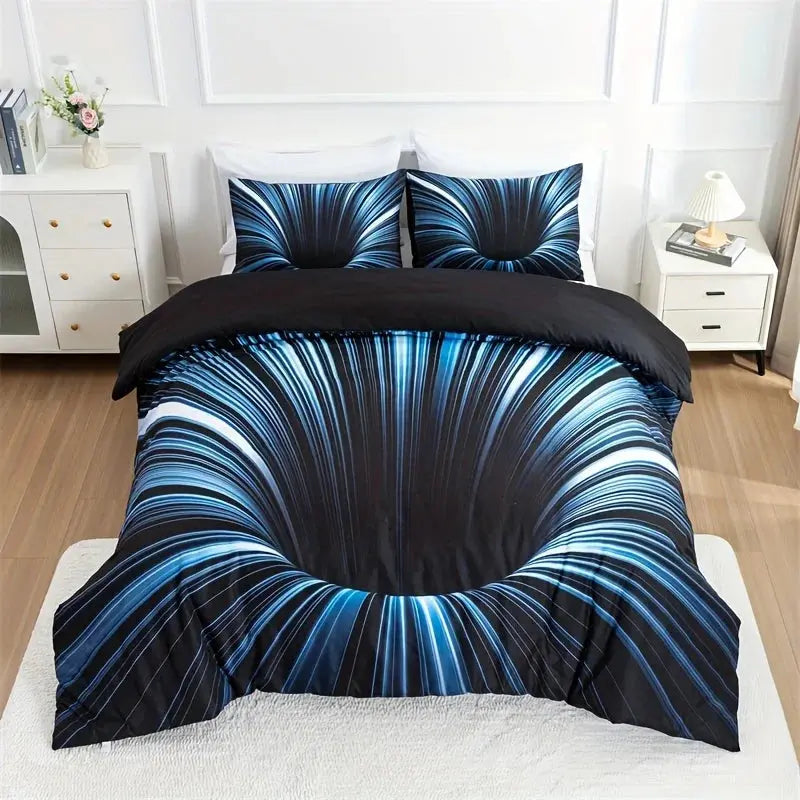 3D Printed Duvet Cover Set in Soft Polyester for Single, Twin, Double | Eye-Catching 3D Print Bedding | Duvet Cover Sets