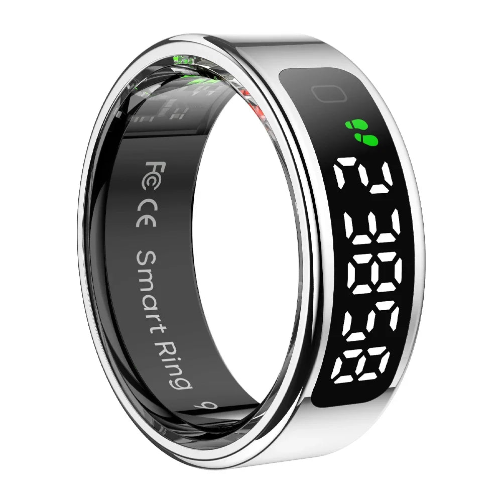 Smart Ring with Built-In Display, Sleep and Activity Tracking | Track Sleep and Activity on Your Finger | Smart Rings