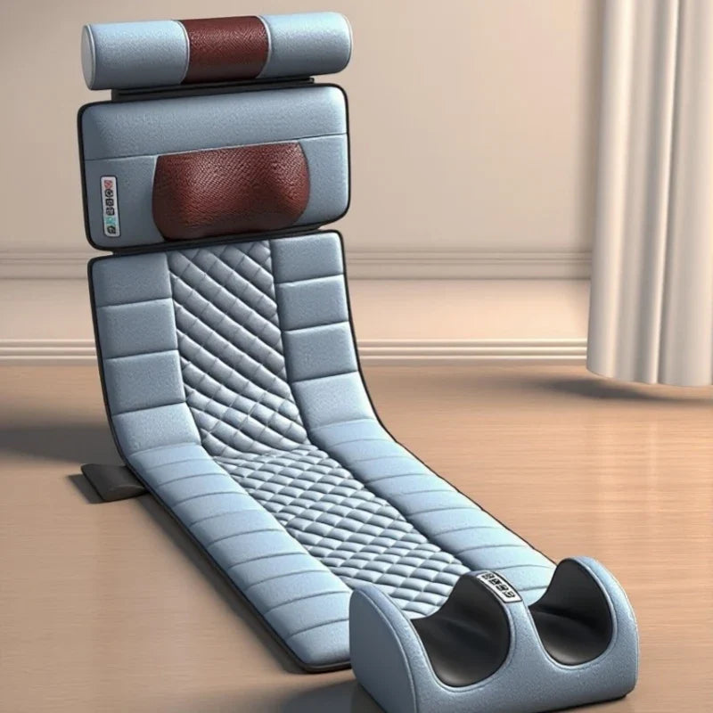 Foldable Full Body Massage Mat with Heat, Neck Pillow and Foot Section | Full Body Massage Mat with Heat | Massage Mats