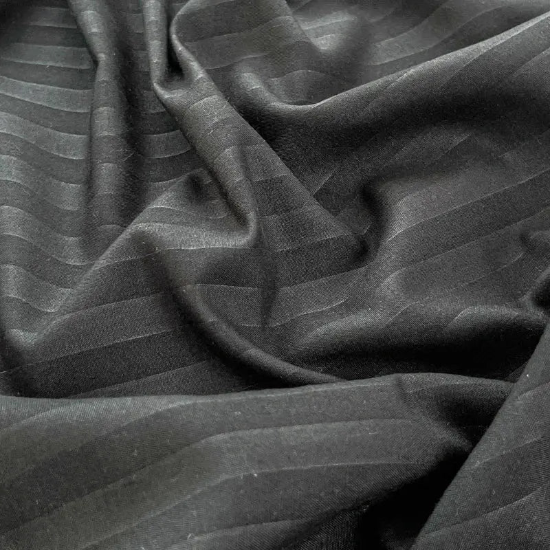 Smooth Striped Embossed Brushed Microfiber Fitted Sheet | Smooth Sheets Wash After Wash | Fitted Sheets