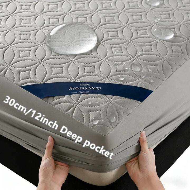Waterproof Quilted Mattress Protector with 12 Inch Deep Pocket | Quilted Protection for Your Mattress | Mattress Protectors