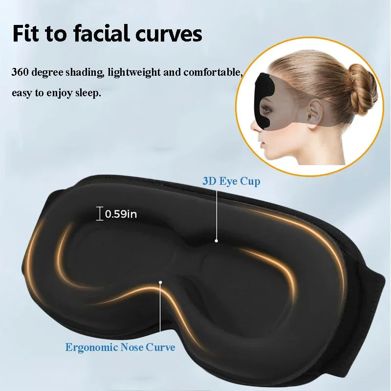 Bluetooth Sleep Mask with Headphones and Hands-Free Calling | Listen, Rest and Take Calls | Sleep Masks