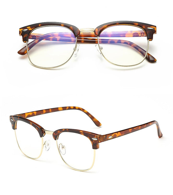 Anti-Glare Blue Light Blocking Glasses with UV Coating, Ultra-Light Frame | Clear-View Screen Glasses, Only 22.7 g | Blue Light Glasses
