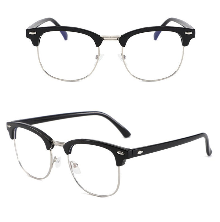 Anti-Glare Blue Light Blocking Glasses with UV Coating, Ultra-Light Frame | Clear-View Screen Glasses, Only 22.7 g | Blue Light Glasses
