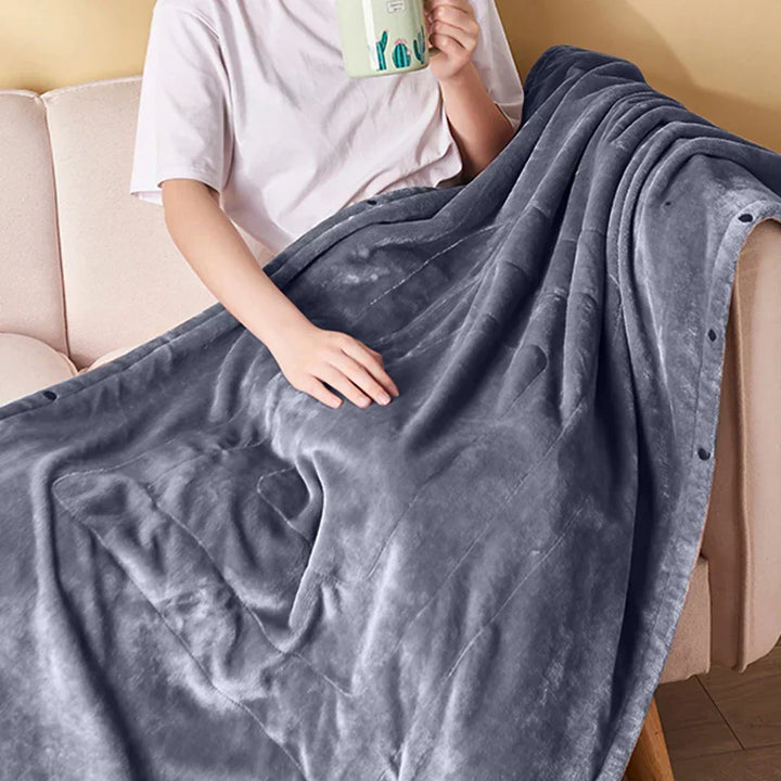 USB Heated Blanket with 3 Heat Levels for Desk and Sofa | Compact USB Heat for Desk and Sofa | Heated Blankets