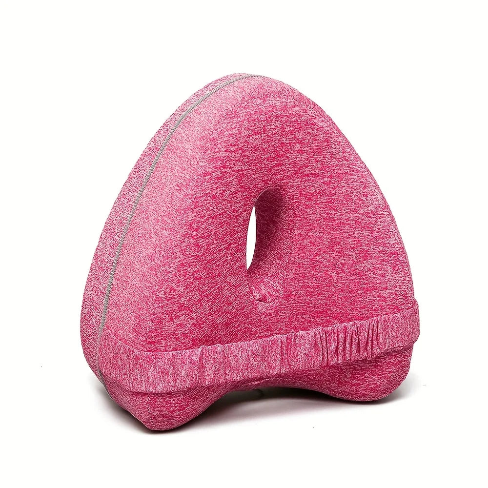Memory Foam Knee Pillow for Side Sleepers with Elastic Strap | Comfort Between Your Knees at Night | Knee Pillows
